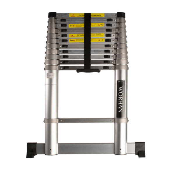 Teleskoopredel alumiiniumrõngastega - 380 cm (1AK3.8)