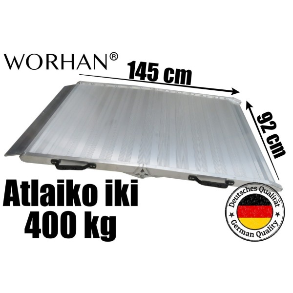 Suure koormusega kokkupandav motorratta ramp - 145 cm (HR145)