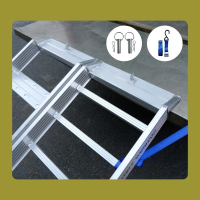 Didelės apkrovos sulankstoma rampa motociklams - 180 cm (MR6EUR)