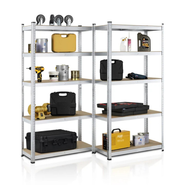 Sandėliavimo lentynų komplektas Basic 180 × 90 × 40 cm (2 vnt.)