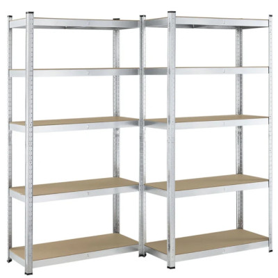 Sandėliavimo lentynų komplektas Basic 180 × 90 × 40 cm (2 vnt.)