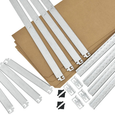 Sandėliavimo lentynų komplektas Basic 180 × 90 × 40 cm (2 vnt.)